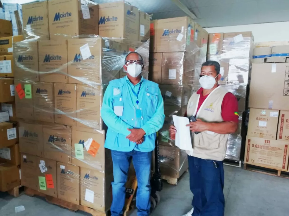 Más de 35,000 mascarillas N95 recibió la Secretaría de Salud del PNUD