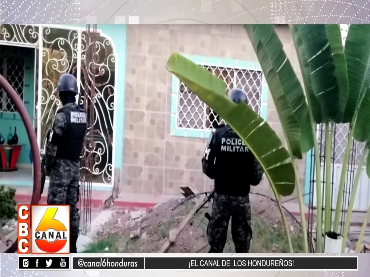 Policía Militar realiza allanamientos en la zona sur del país