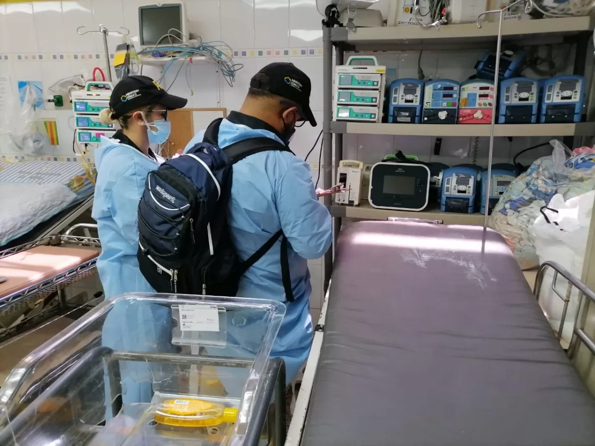 Por ventiladores comprados por COPECO, Fiscales Anticorrupción y #ATIC realizan inspección en el Hospital Escuela Universitario