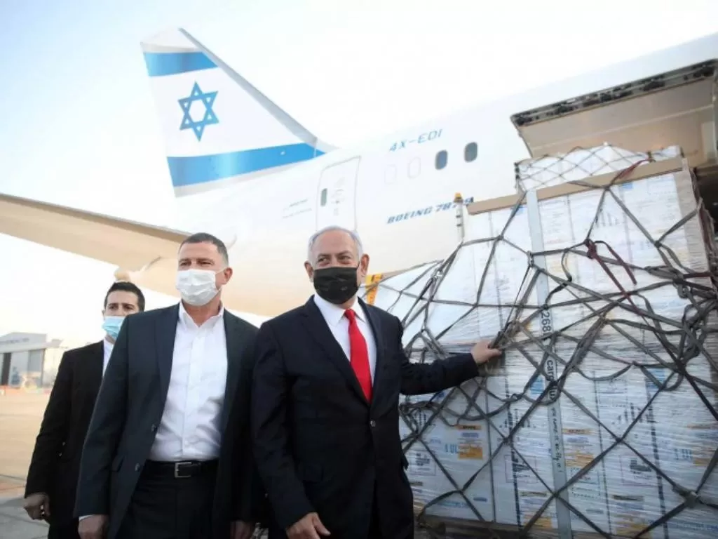 Sale del aeropuerto de Tel Aviv en #Israel, avión hondureño con 5 mil vacunas Covid-19 de #Moderna, donadas por el país Israelí