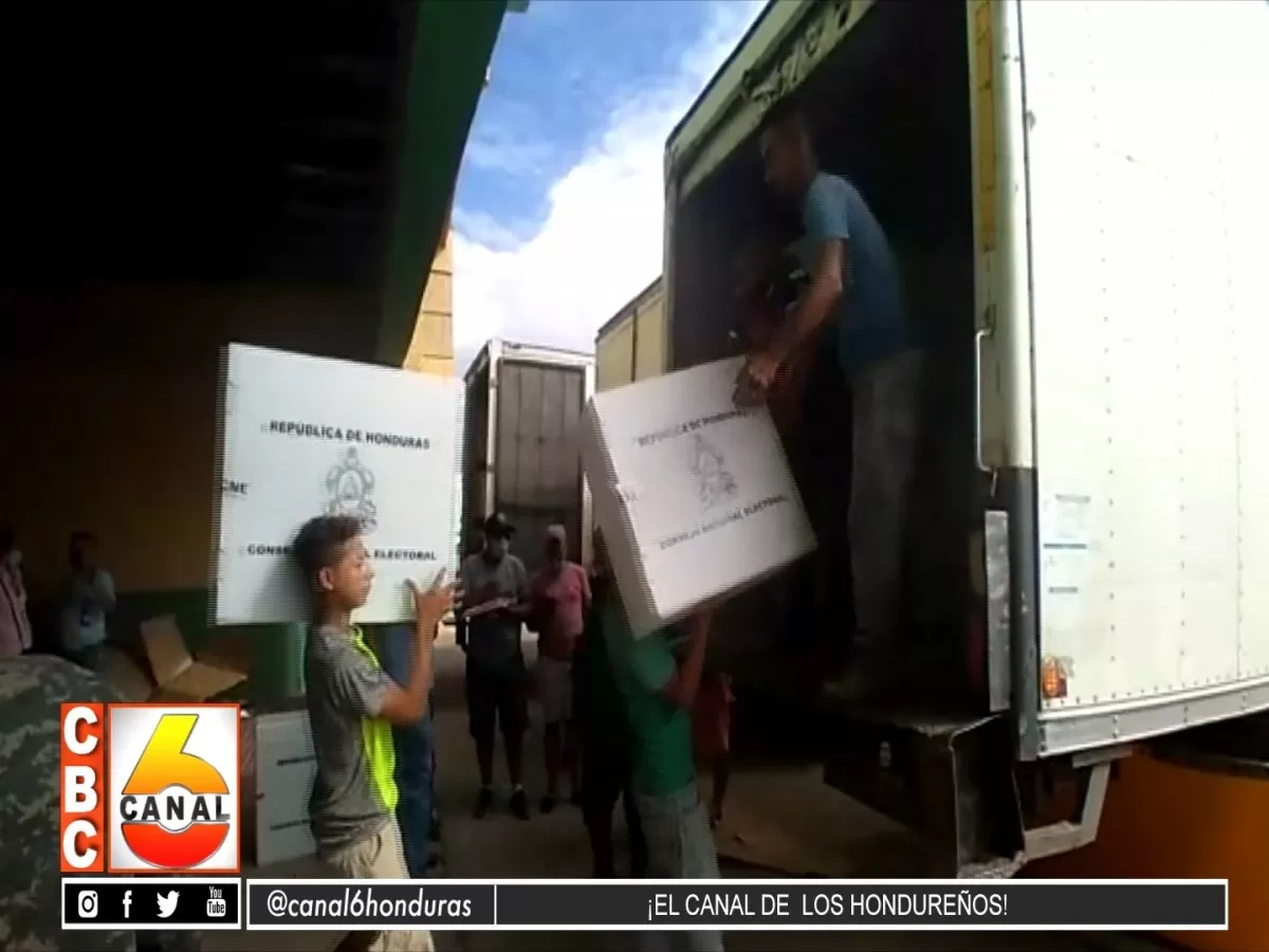 1,620 Maletas electorales se distribuyen en Olancho