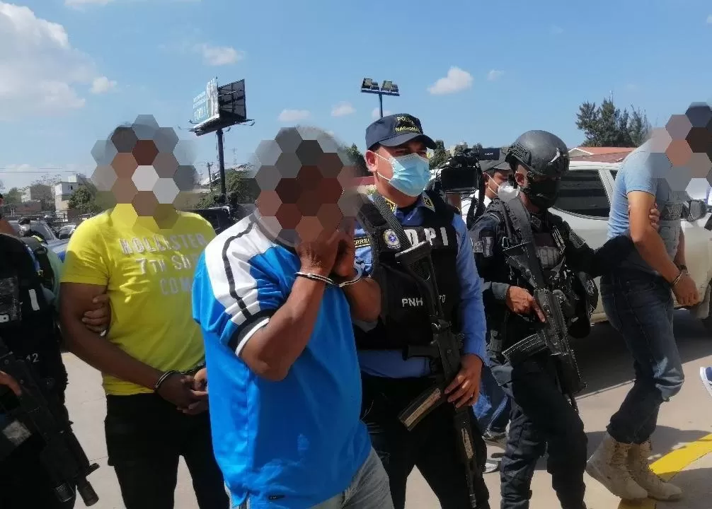 5 sospechosos de varios delitos fueron detenidos en operativos simultáneos en Francisco Morazán