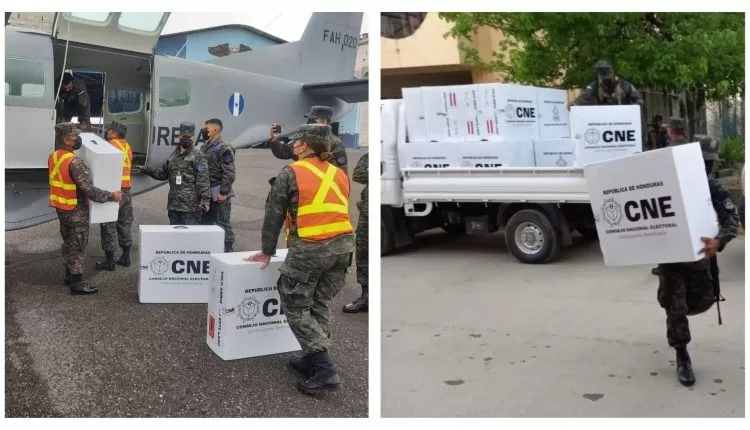 Llega primer cargamento de maletas electorales a Islas de la Bahía