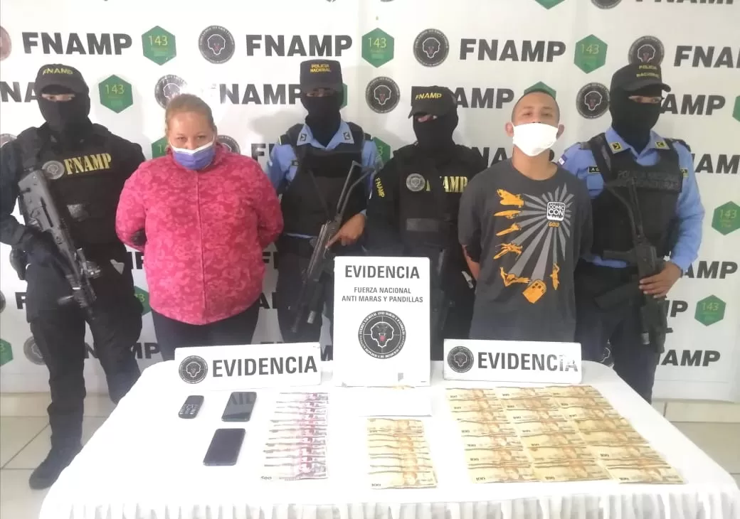 Madre e hijo son detenidos por supuesta extorción en Tegucigalpa