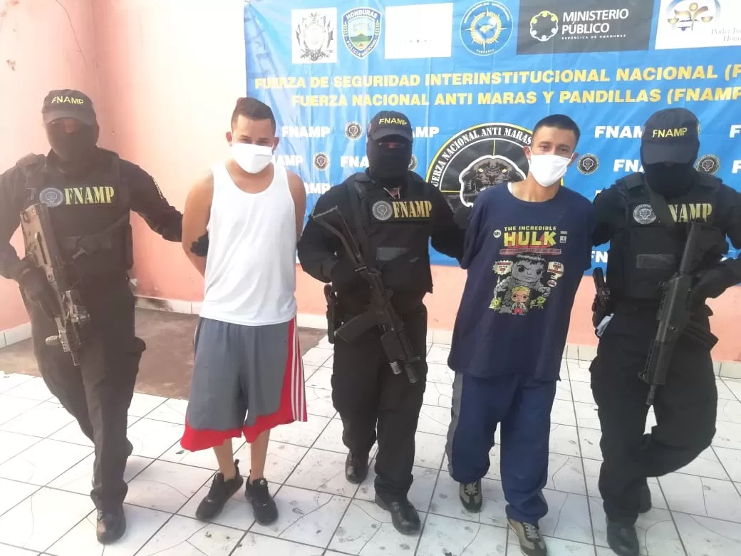 Miembros de la pandilla 18 fueron capturados por la FNAMP