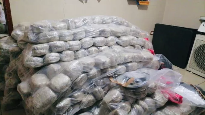 Se impulsa caso contra ciudadano detenido con 1400 libras de marihuana en Choluteca