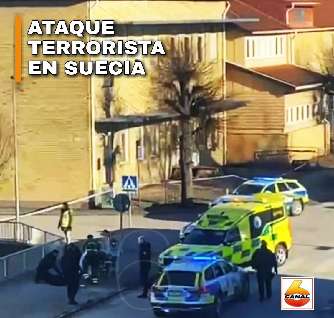 #SUECIA 8 personas fueron atacadas a cuchilladas por un individuo en la ciudad de Vetlanda