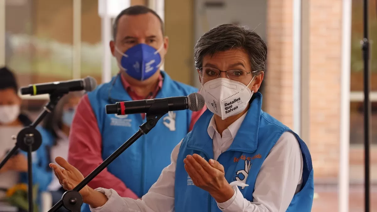 Alcaldesa de Bogotá manifiesta su preocupación ante el aumento de contagios por covid-19