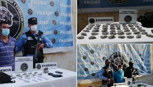 Condenados 12 distribuidores de drogas en Comayagua
