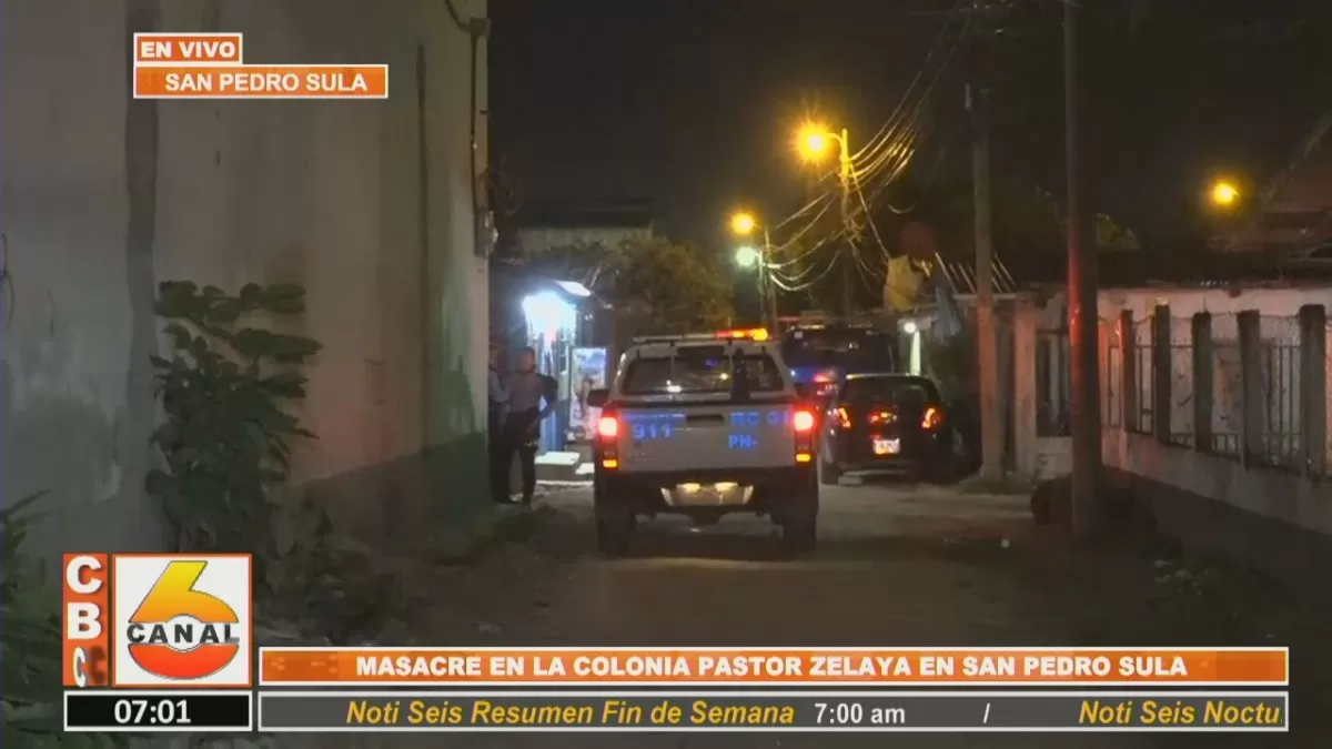 Cuatro personas asesinadas en la Colonia Pastor Zelaya