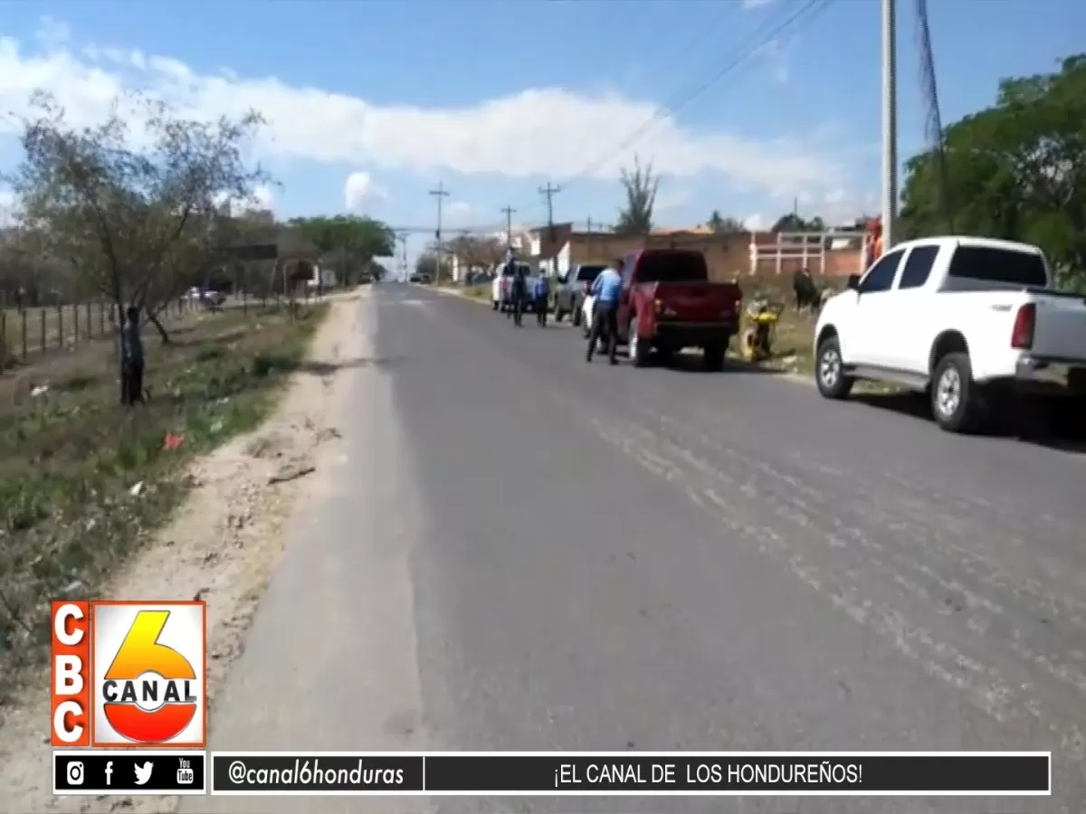 Después de protesta anuncian reparación de carretera La Paz - Marcala