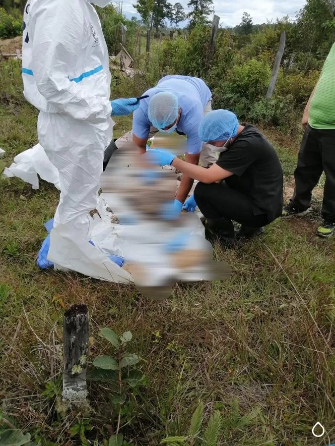 #FEDCV coordina exhumación de cadáver por crimen en Comayagua
