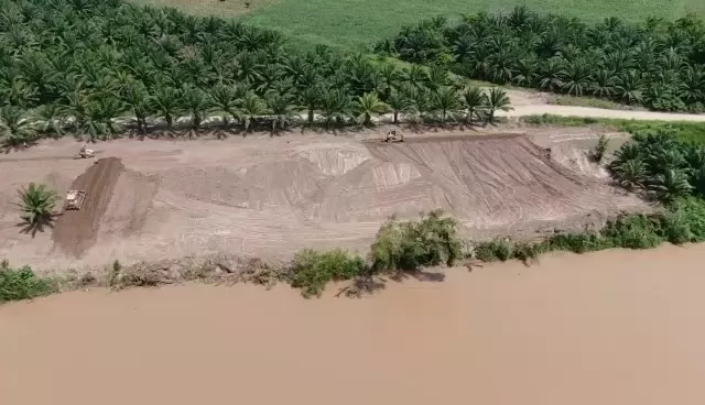 Rehabilitación de tramos de bordo margen derecho del río Ulúa