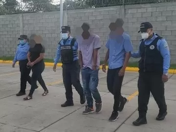 Tres supuestos integrantes de banda delictiva “Los Chatarreros” resultaron aprehendidos en Comayagua