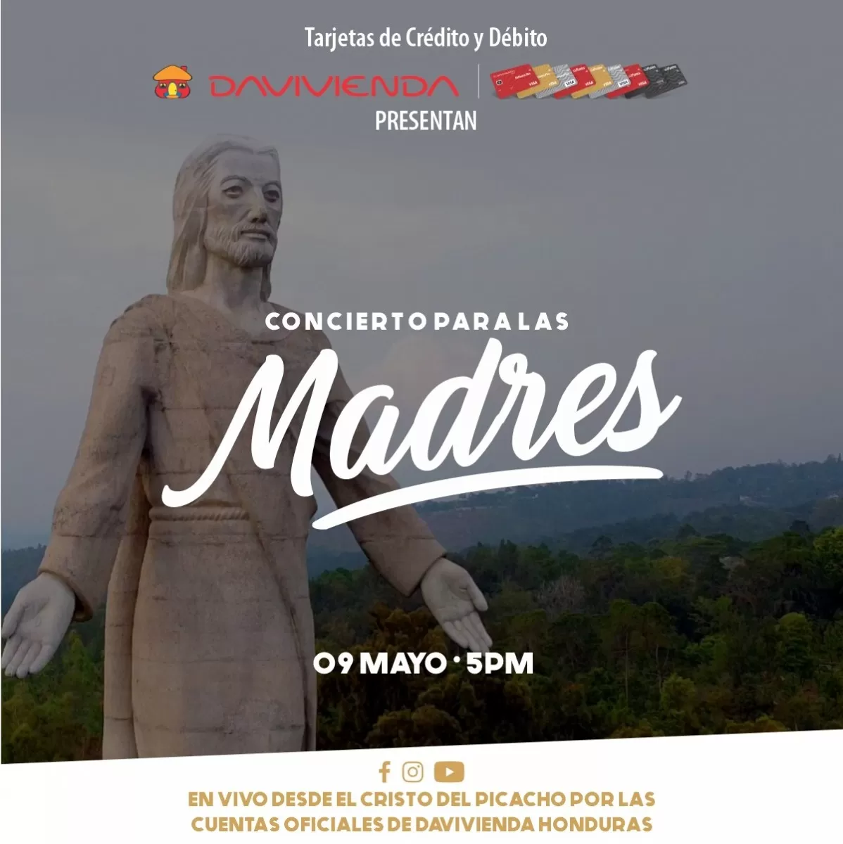 Davivienda deleita a las madres hondureñas con un especial musical “Donde disfrutarán de una tarde única desde las principales ciudades turísticas”