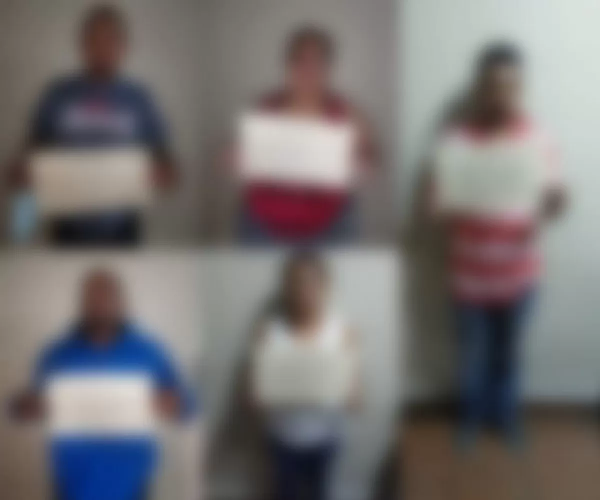 Detención judicial a cinco supuestos distribuidores de droga capturados por la #DLCN en Danlí