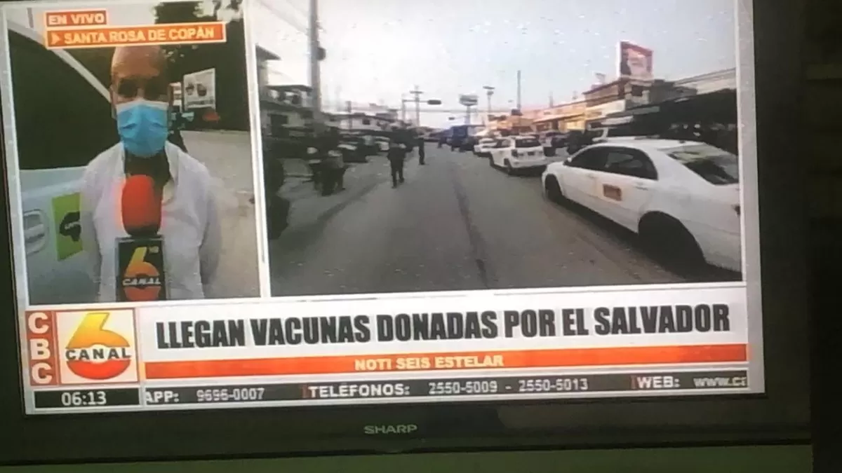 Llegan a Santa Rosa de Copán vacunas donadas por El Salvador