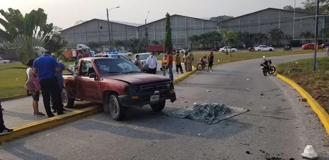 Una mujer fallecida y siete heridos deja accidente en Puerto Cortés