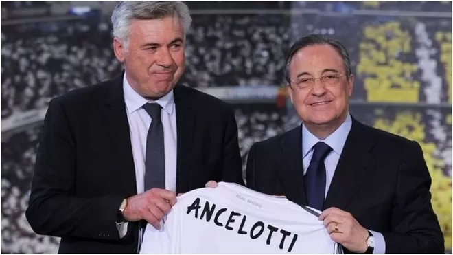 Carlo Ancelotti nuevo entrenador de Real Madrid