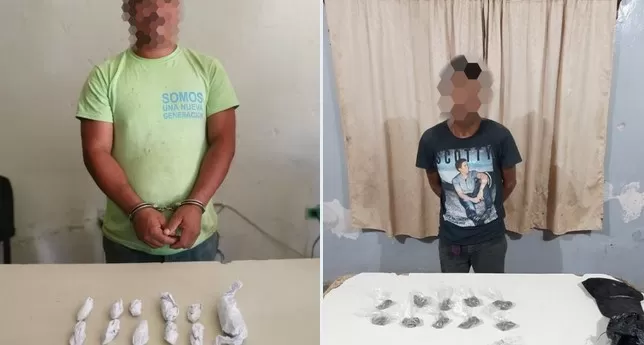 Dos individuos son detenidos en posesión de supuesta droga en El Paraíso