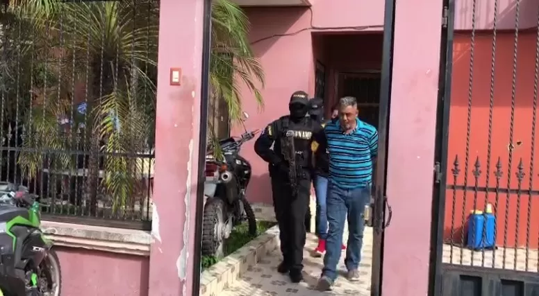 Cinco detenidos deja operativo de la FNAMP en Choluteca