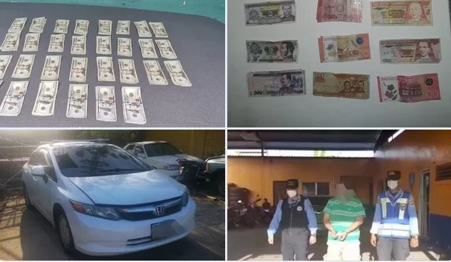Con fuerte cantidad de dinero es arrestado por transportar de manera ilegal a cuatro nicaragüenses