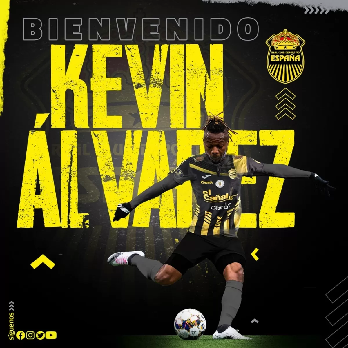 Kevin Álvarez nuevo jugador de Real España