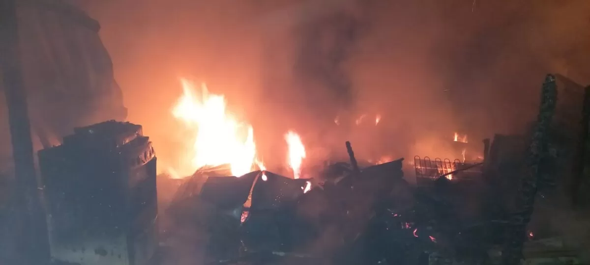 Cuatro viviendas quemadas reportaron bomberos de La Ceiba