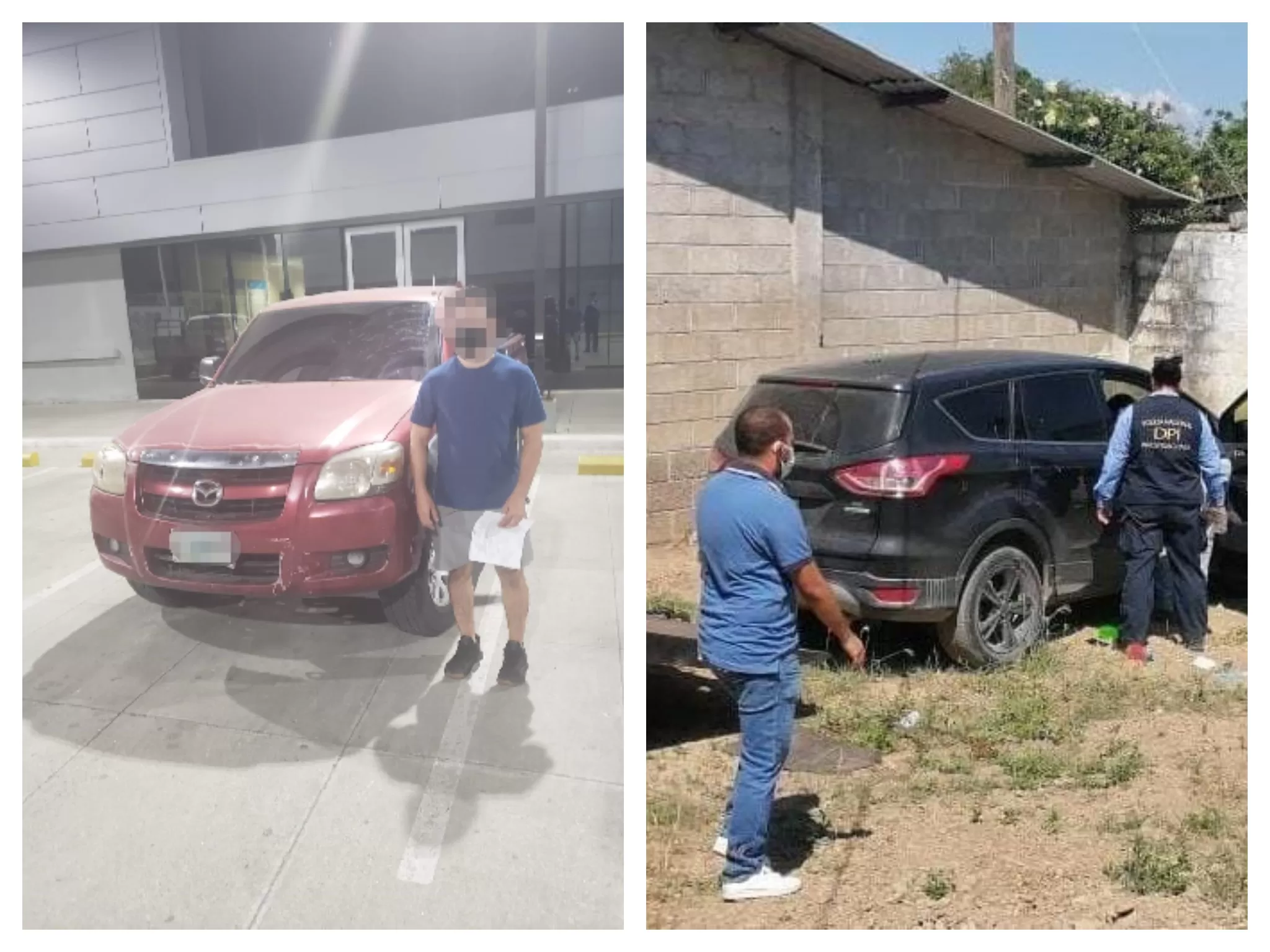 Recuperan dos vehículos que habían sido robados en San Pedro Sula