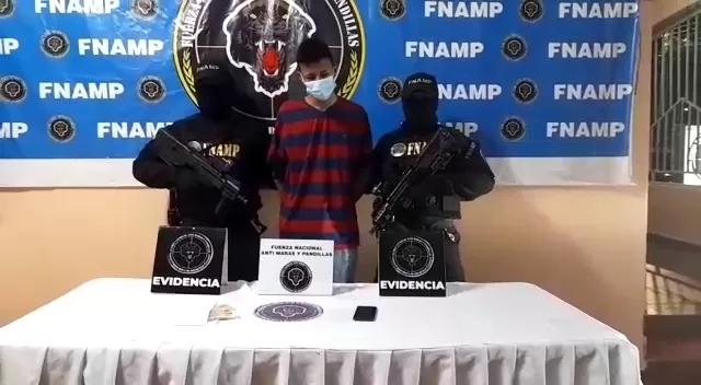 Extorsionador de la MS-13 es capturado por la FNAMP en La Ceiba