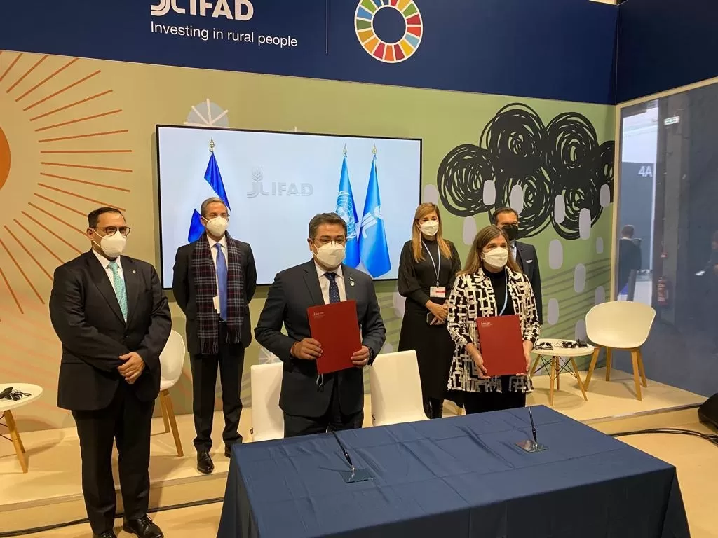 Honduras y FIDA firman convenio de acceso a Fondo Verde del Clima para desarrollar agricultura