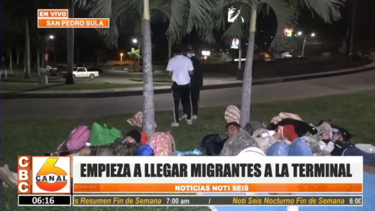 Empiezan a llegar migrantes a la terminal