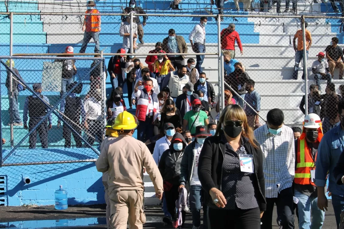 Traspaso de mando presidencial: cuerpos de socorro realizan simulacro en el Estadio Nacional