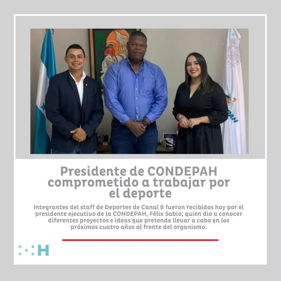 Presidente del CONDEPAH comprometido a trabajar por el deporte
