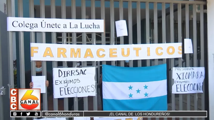 Médicos mantienen tomado el Colegio de Químicos de Honduras