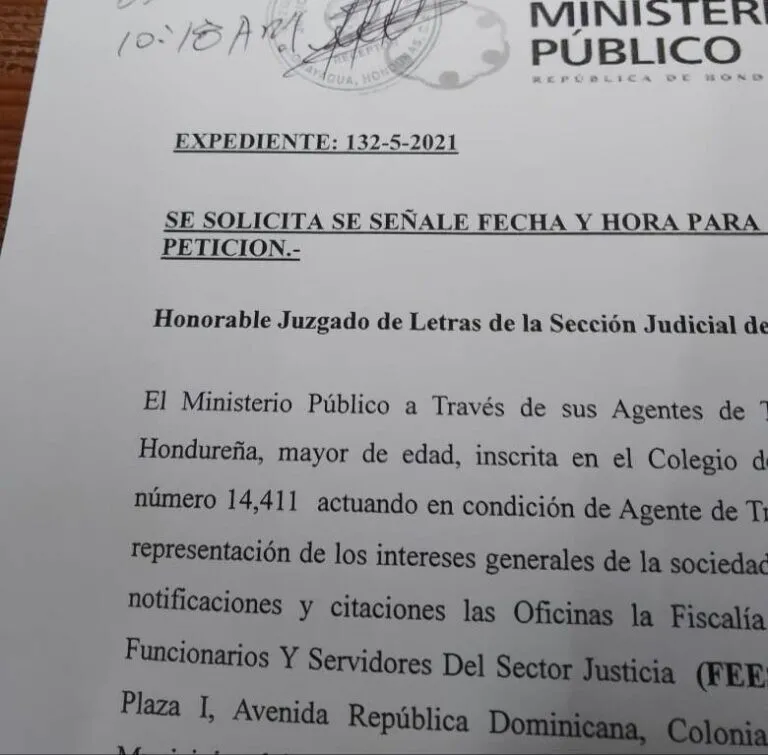 Confirman auto de formal procesamiento en contra del presidente del Colegio de Abogados capítulo Comayagua y su esposa