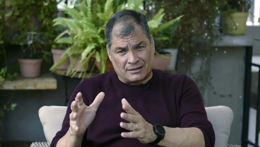 Rafael Correa recibió refugio en Bélgica