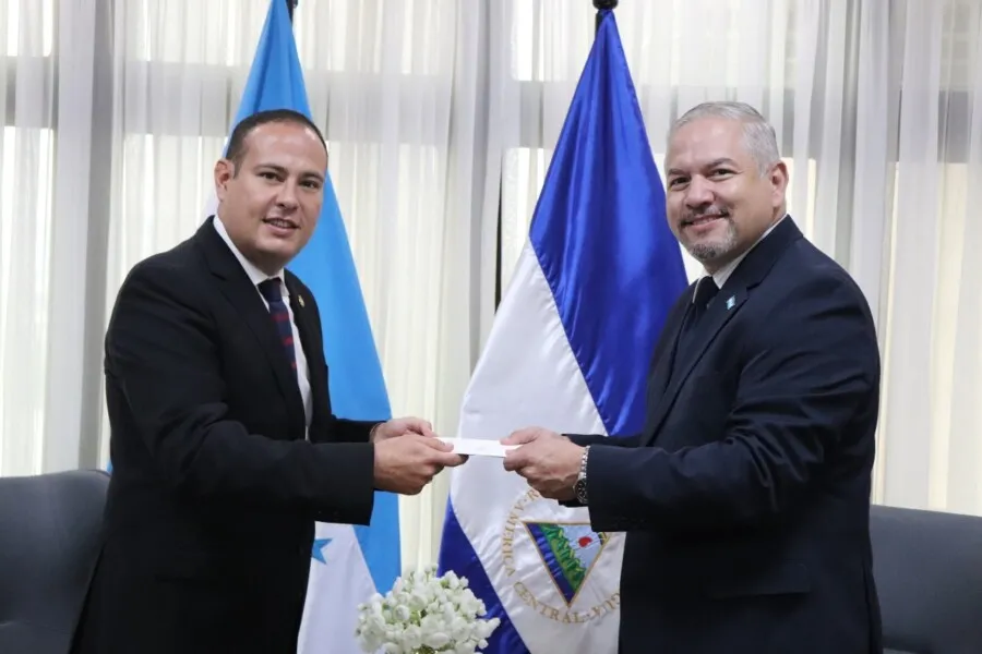 Cancillería recibe Copias de Estilo del nuevo Embajador de Nicaragua