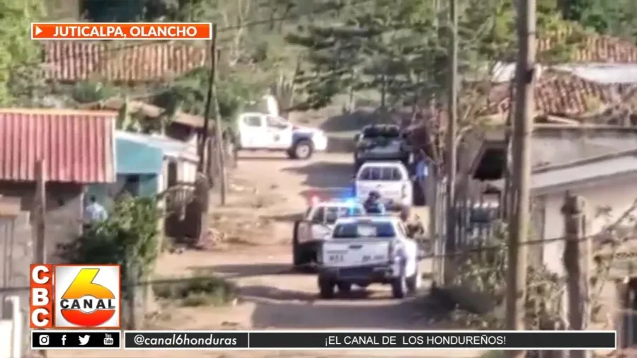 Cuatro horas de terror dejaron dos personas fallecidas en Juticalpa, Olancho