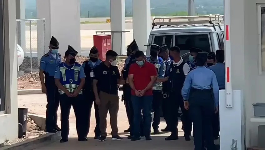 Interpol-DPI-Policia Nacional de Honduras custodia a extraditable desde Panama