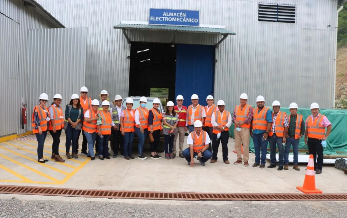 La corporación municipal de Villanueva realizó este día un recorrido por el proyecto Hidroeléctrico El Tornillito