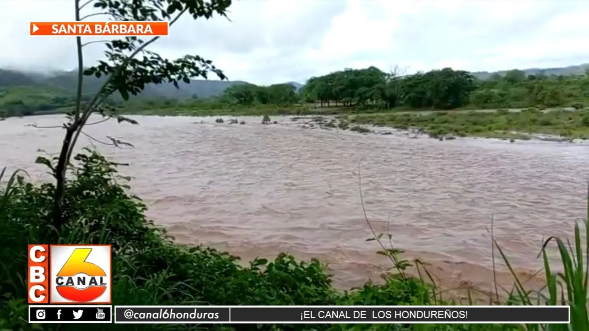 Precaución por aumento del Río Ulúa en Santa Bárbara