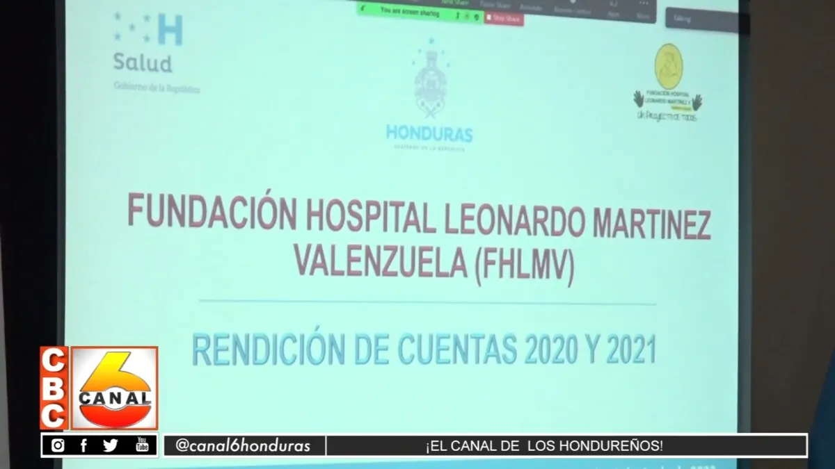 Rendición de cuentas del Hospital Leonardo Martínez Valenzuela
