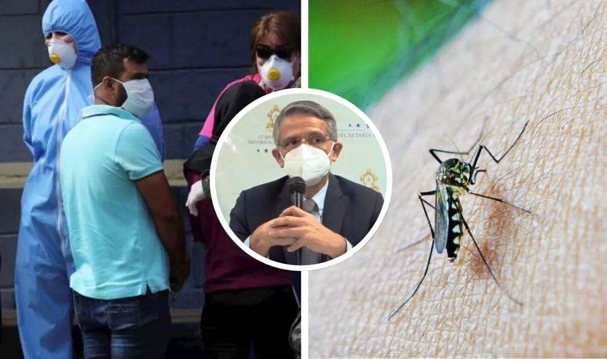 El titular de la Secretaría de Salud, José Manuel Matheu, insta a la población hondureña a vacunarse contra el Covid-19 y eliminar los criaderos de zancudos en prevención al dengue