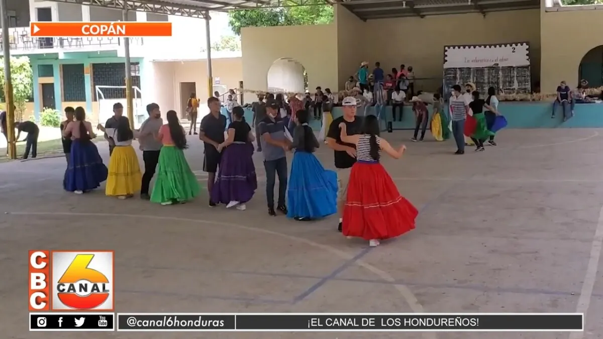 Gran competencia de danza folklorica este domingo en Florida, Copán