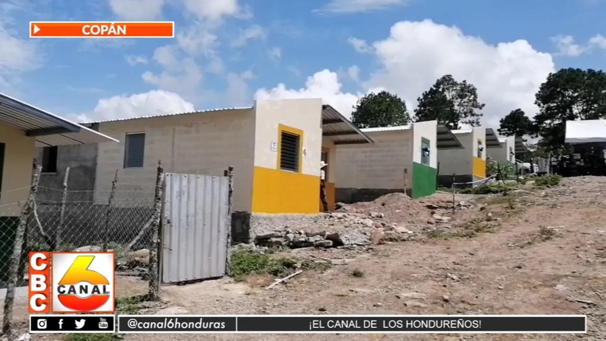 Inauguran proyecto de 14 viviendas en el Municipio de Concepción, Copán