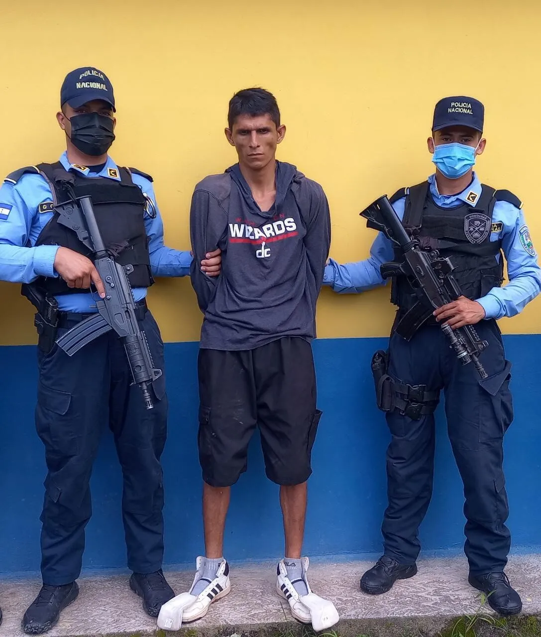 Policía Nacional arresta en Lempira a miembro activo de la Mara Salvatrucha que huía de la justicia salvadoreña