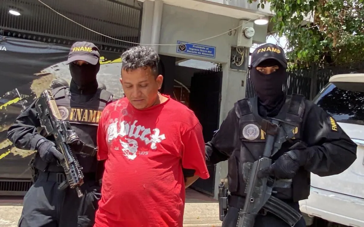 Taxista miembro de la banda M1 es capturado en San Pedro Sula por la FNAMP en una operación de inteligencia