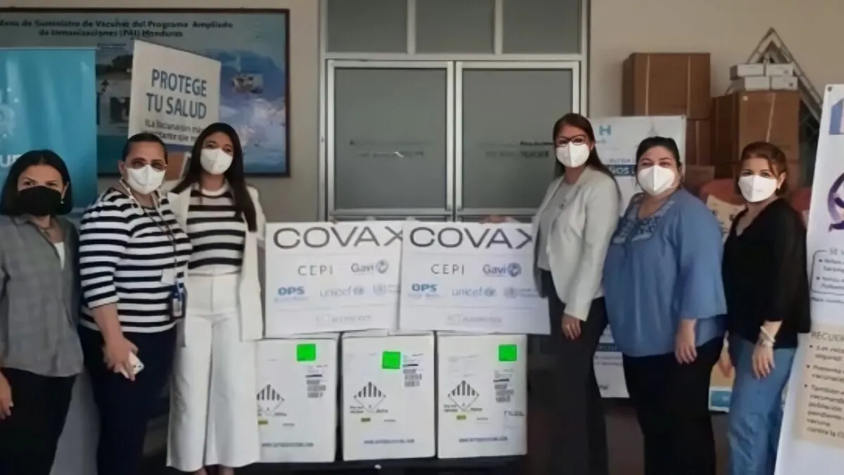 Honduras recibe nueva donación de 35,100 vacunas contra la COVID-19