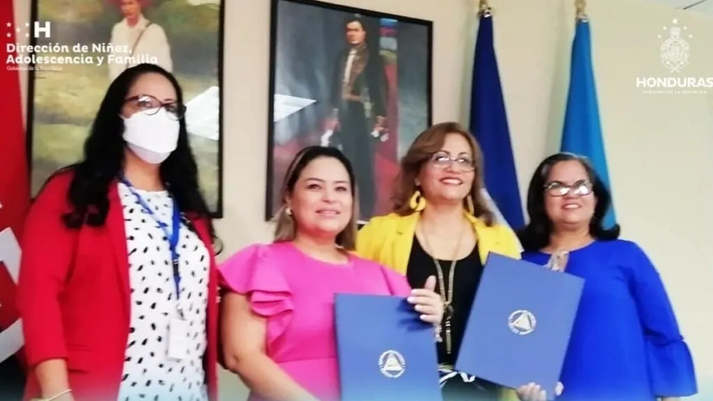 Honduras y Nicaragua firman convenio en beneficio de la población infantil